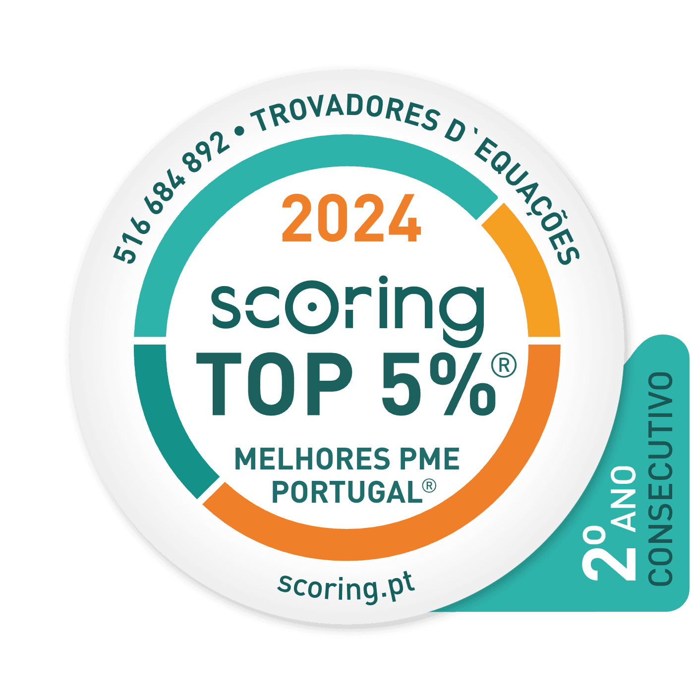 Top 5 percent 2023 - melhores PME Portugal